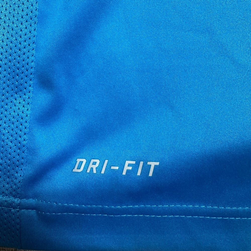 Nike FC Barcelona Football Soccer Authentic Training Jersey Dri-Fit small aqua - Picture 4 of 6